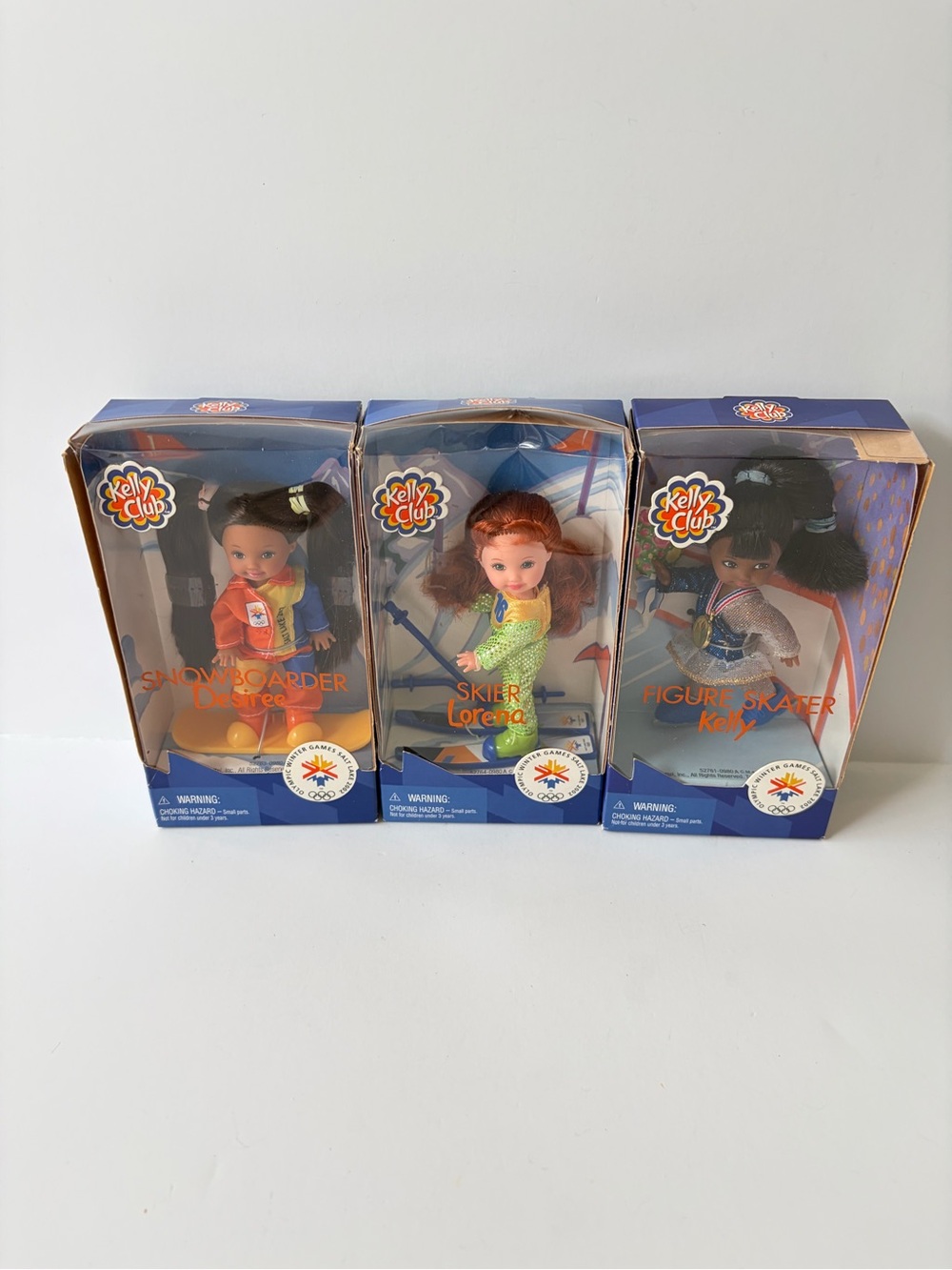 NIB Kelly Club Olympic Winter Games Salt Lake 2002 Dolls - lot of 3